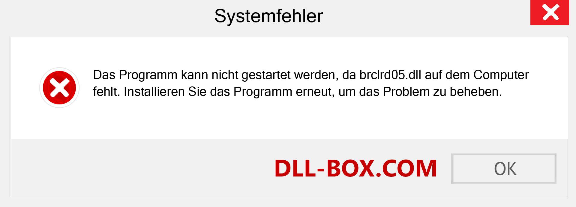 brclrd05.dll-Datei fehlt?. Download für Windows 7, 8, 10 - Fix brclrd05 dll Missing Error unter Windows, Fotos, Bildern