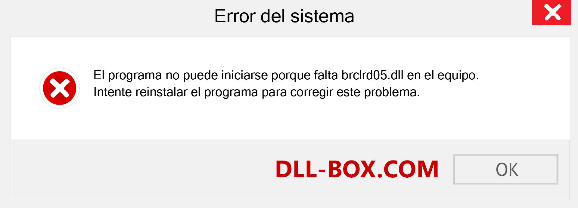 ¿Falta el archivo brclrd05.dll ?. Descargar para Windows 7, 8, 10 - Corregir brclrd05 dll Missing Error en Windows, fotos, imágenes